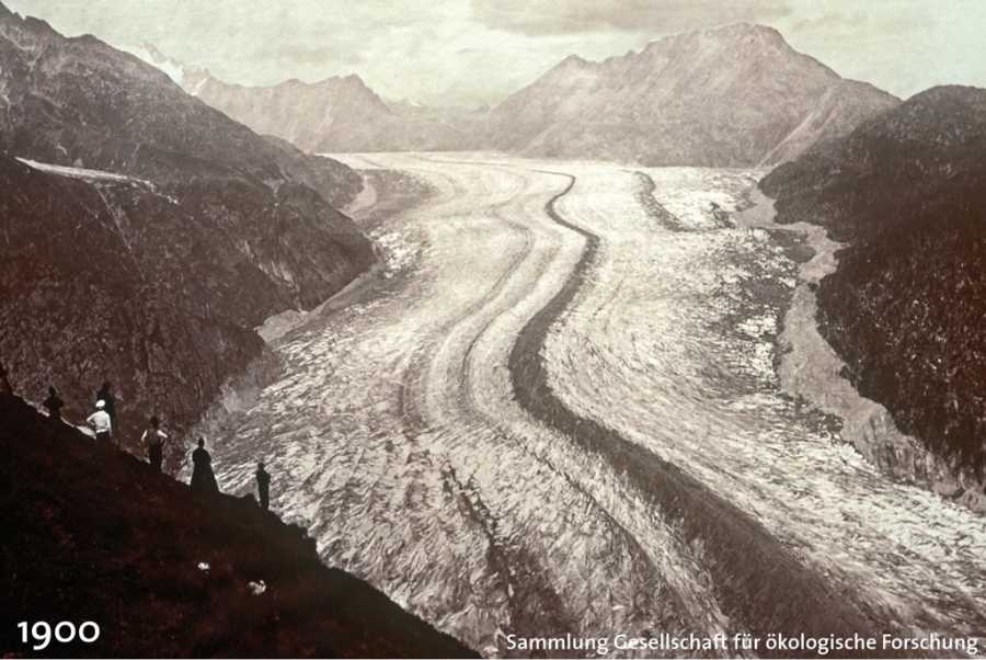 Glacier in 1900