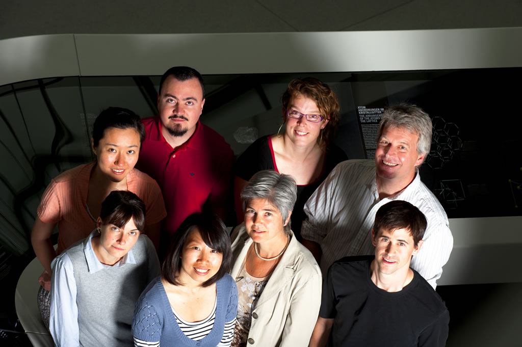 Teamfoto der Gruppe Biogeoscience