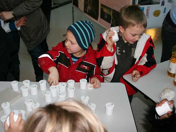 Vergrösserte Ansicht: Kinder üben das Gehörgedächtnis